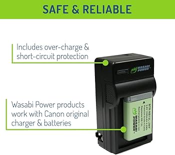 Amazon.com : Wasabi Power NB-13L Battery (2-Pack) and Charger for